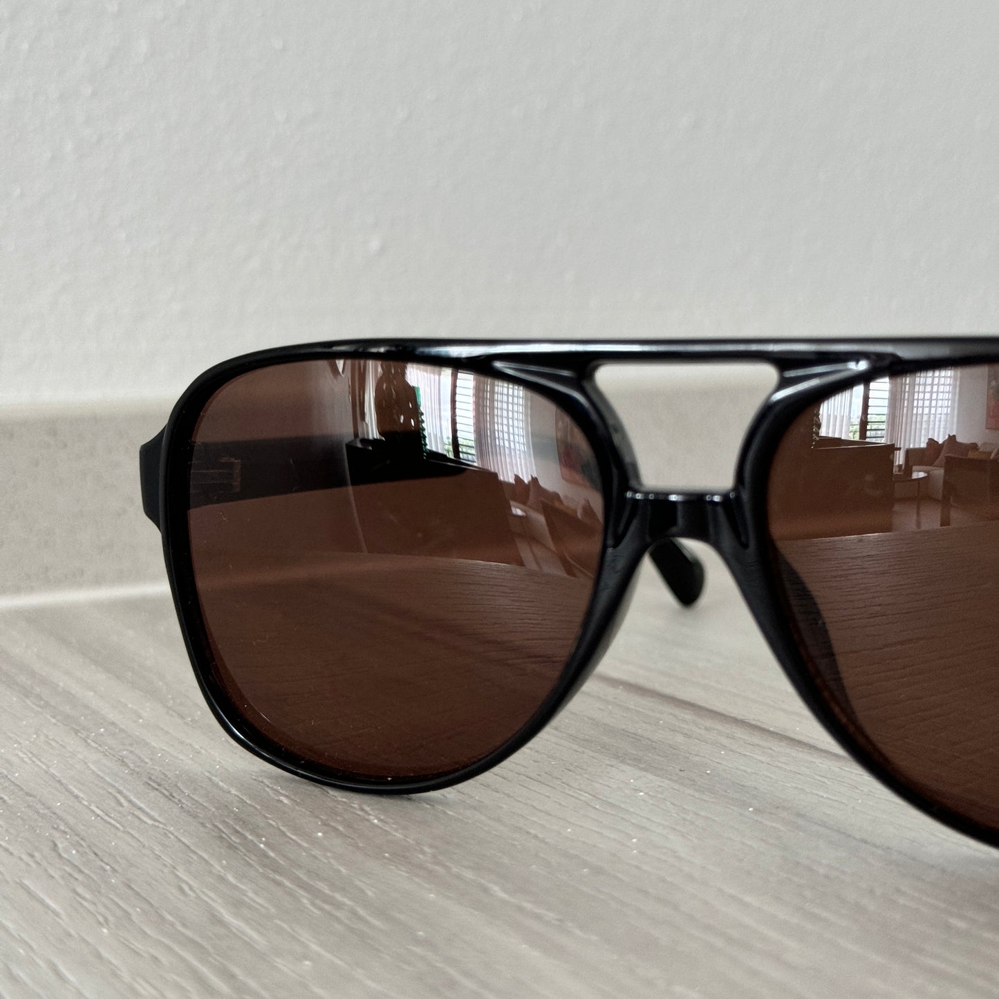 brown aviators