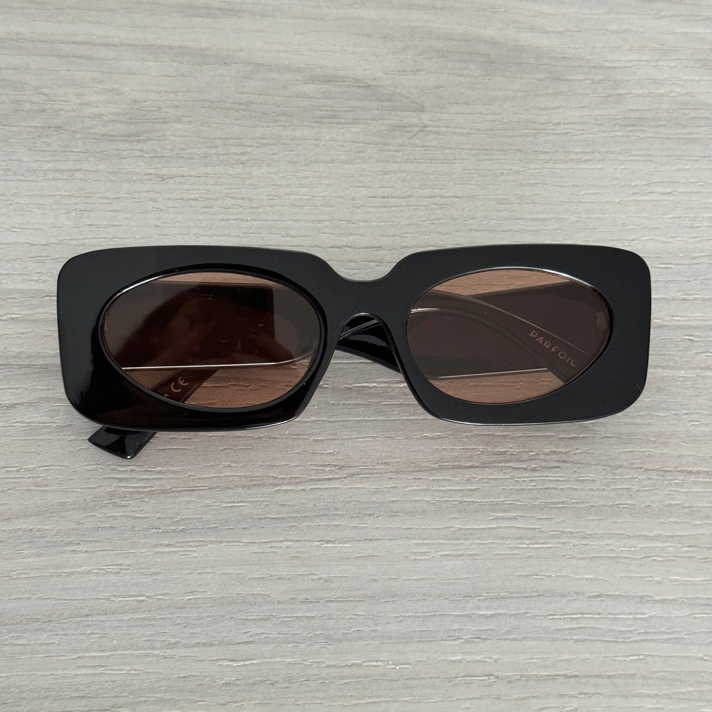 black & brown sunglasses