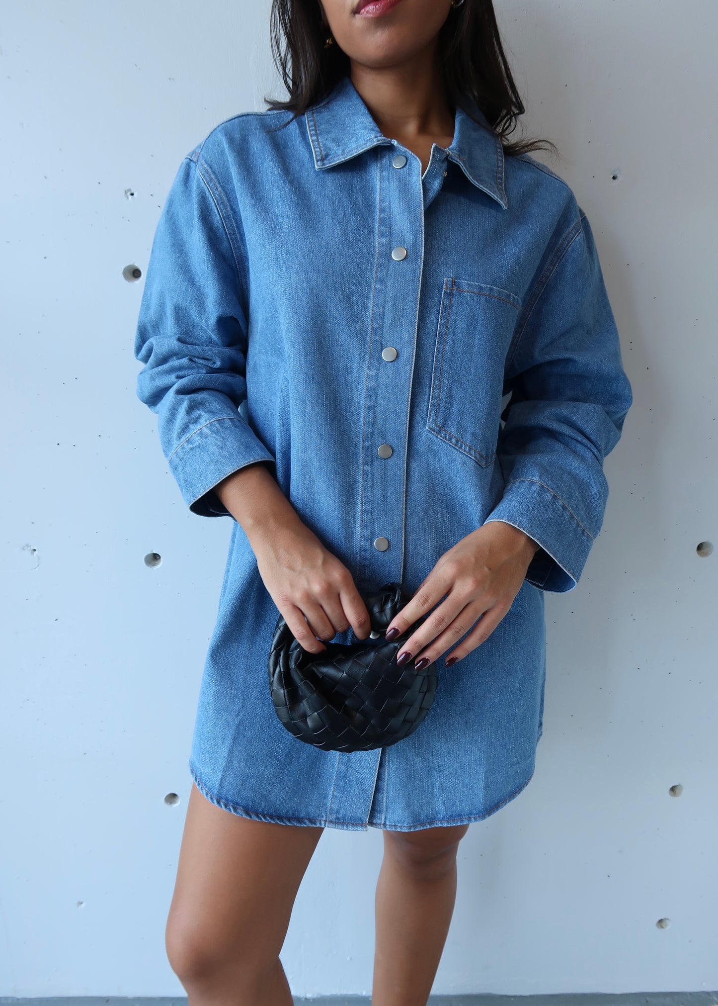 jean shirt dress