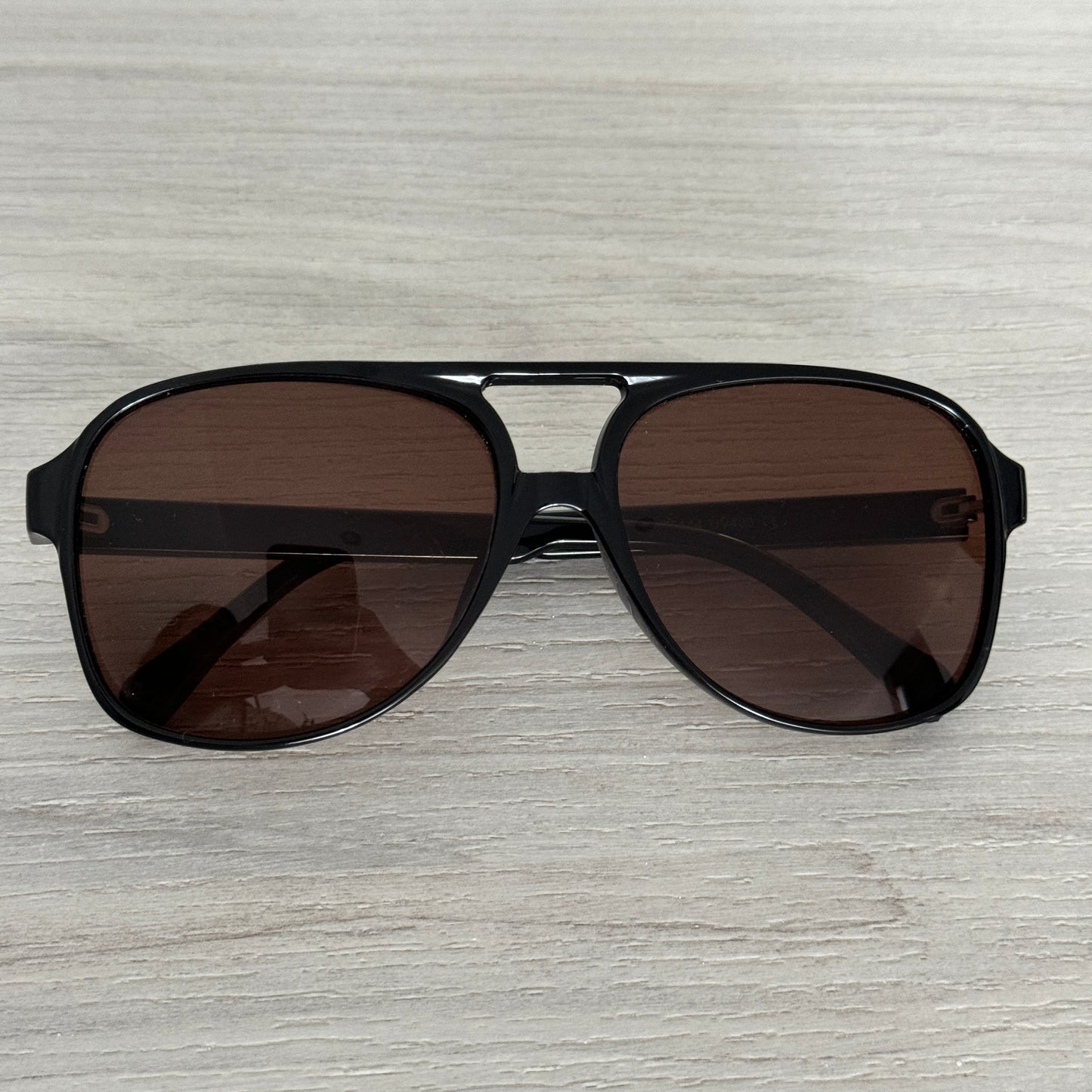 brown aviators