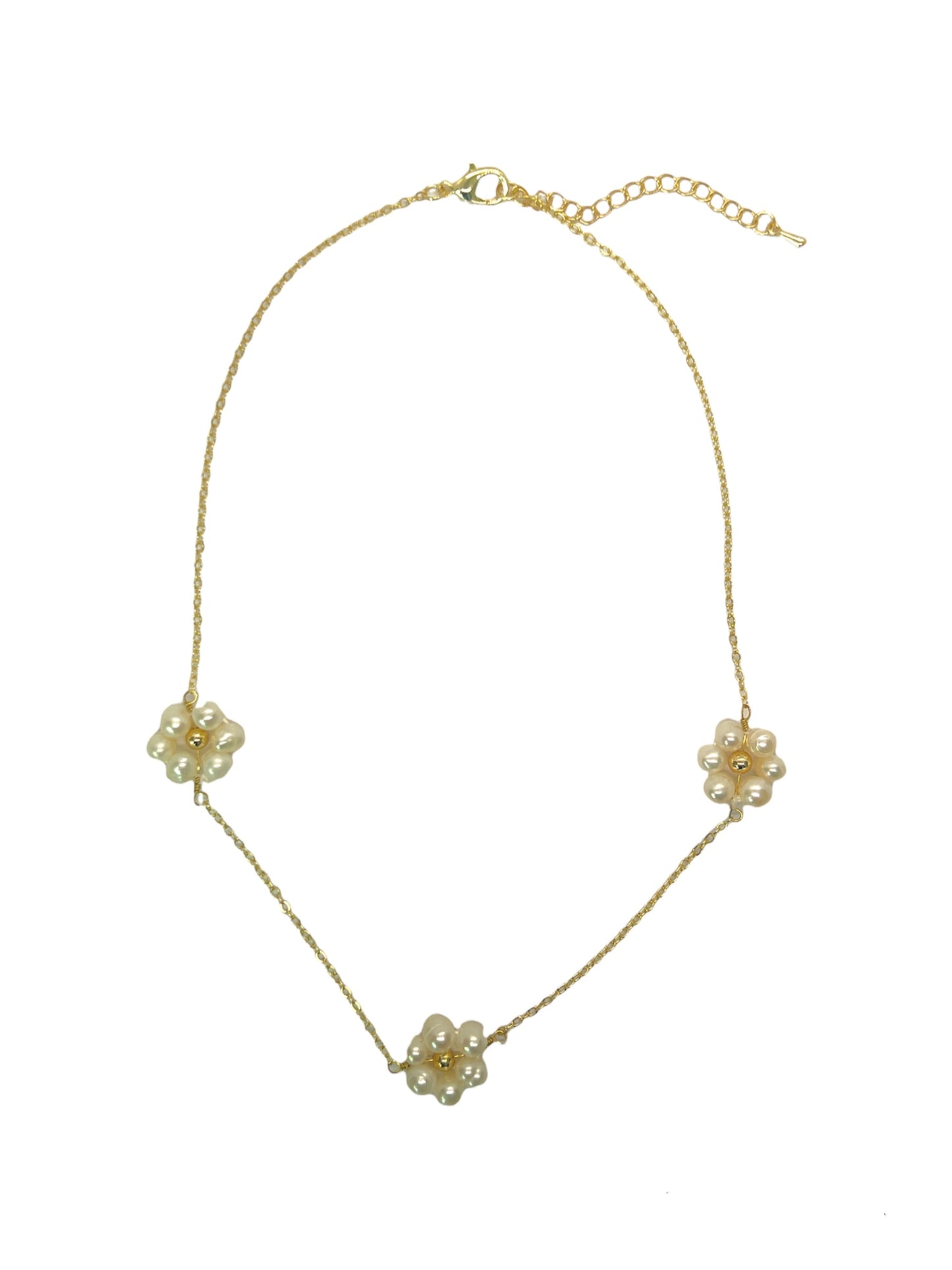 daisy pearl necklace