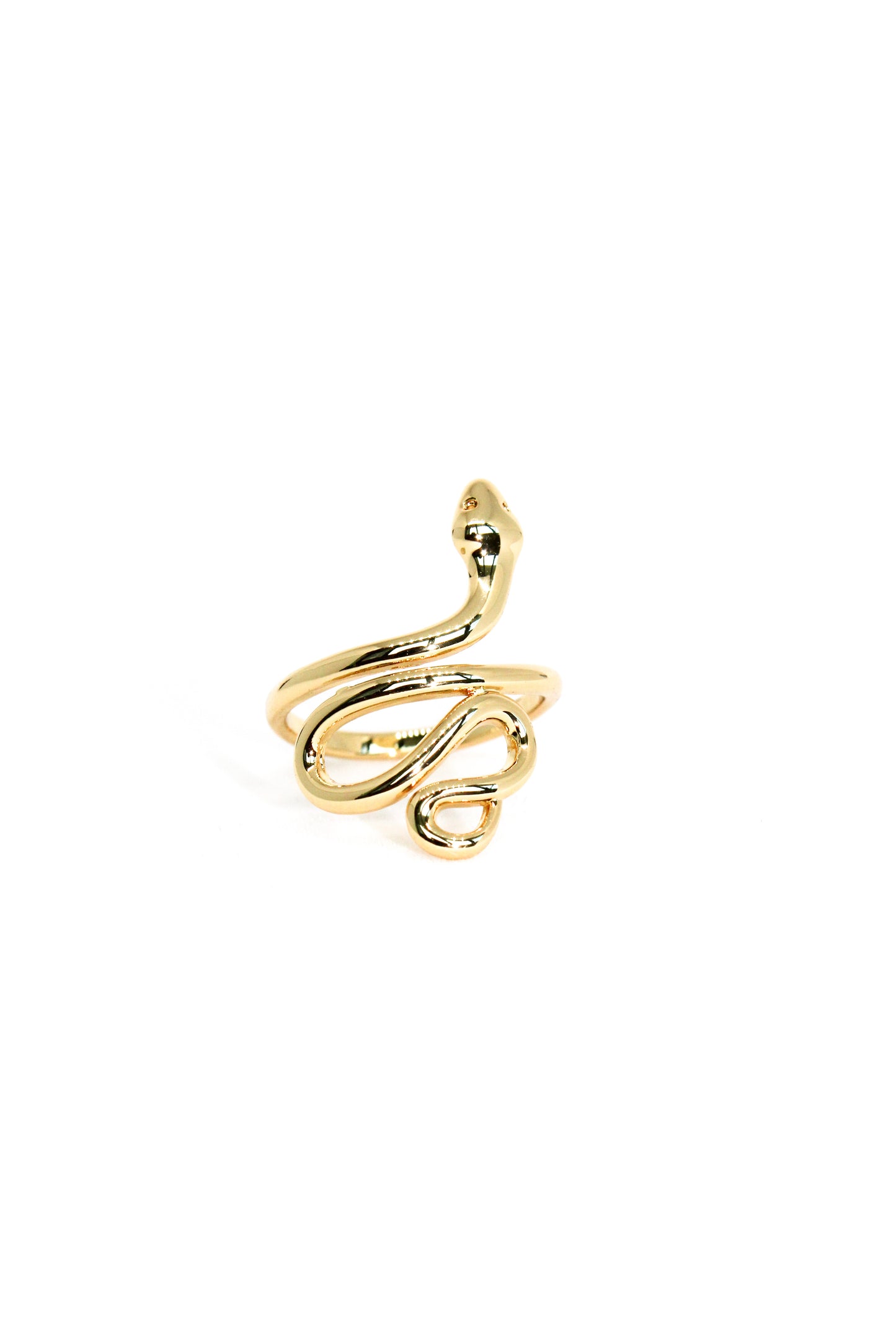 gold snake ring - Morena Lucía